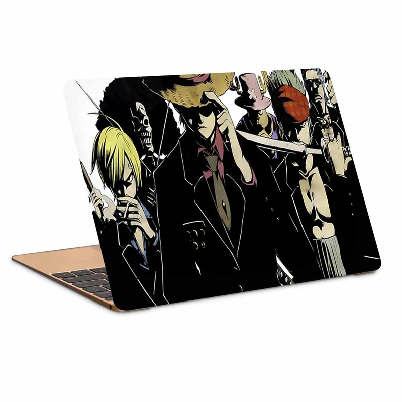 استیکر لپ تاپ طرح One Piece Hawkins Android کد N-438 مناسب برای لپ تاپ 15.6 اینچ