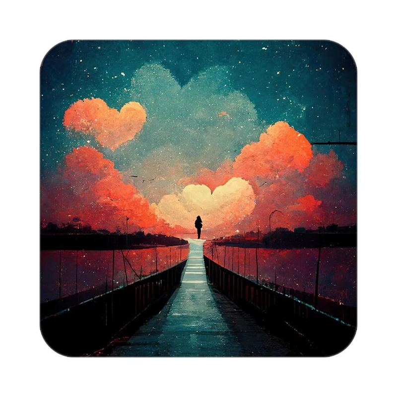 زیر لیوانی کاکتی مدل عاشقانه کد mp14390