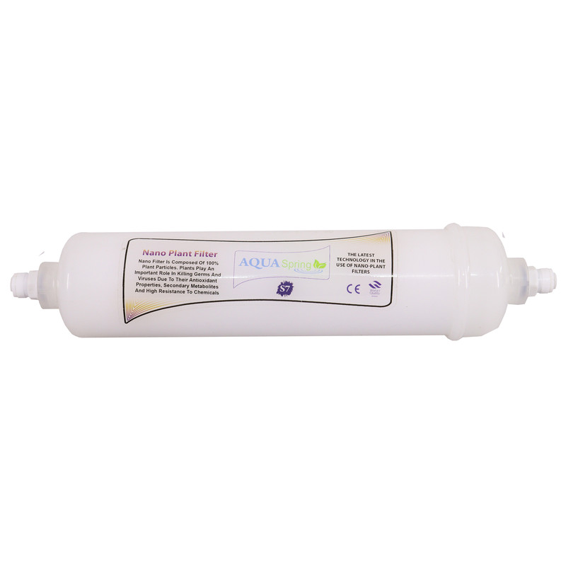 فیلتر دستگاه تصفیه آب آکوآ اسپرینگ مدل F-S7-Q9W مجموعه 7 عددی به همراه رسوبگیر اسکالکس پلاس