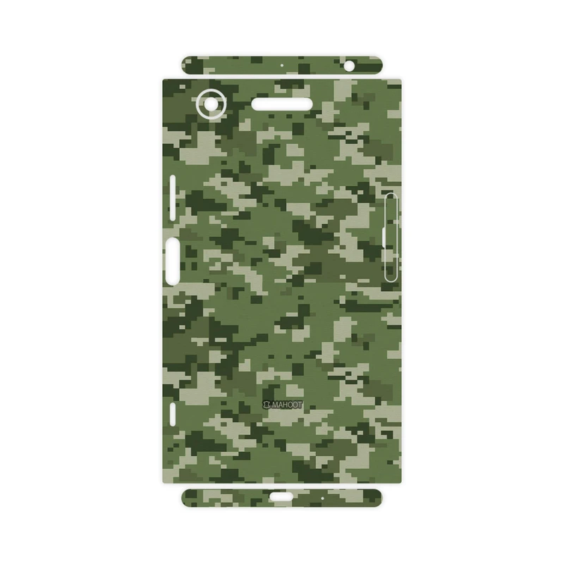 برچسب پوششی ماهوت مدل Army-Green-Pixel-FullSkin مناسب برای گوشی موبایل سونی Xperia XZ1