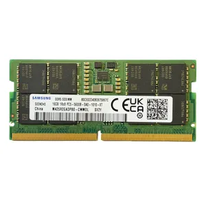 رم لپ‌تاپ DDR5 تک کاناله 5600B مگاهرتز CL46 سامسونگ مدل 1Rx8 ظرفیت 16 گیگابایت
