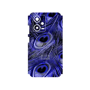 MAHOOT Purple Feather Cover Sticker for Xiaomi Redmi Note 12 Pro Plus