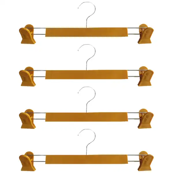 چوب لباسی طرح چوب دو گیره ای بسته 4 عددی