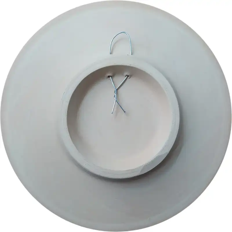 بشقاب دیوارکوب سفالی مدل بانوی ژاپنی مجموعه 2 عددی