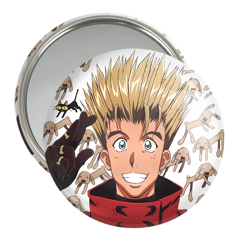 آینه جیبی خندالو مدل وش و کورونکو انیمه تریگان (Trigun) کد 36266