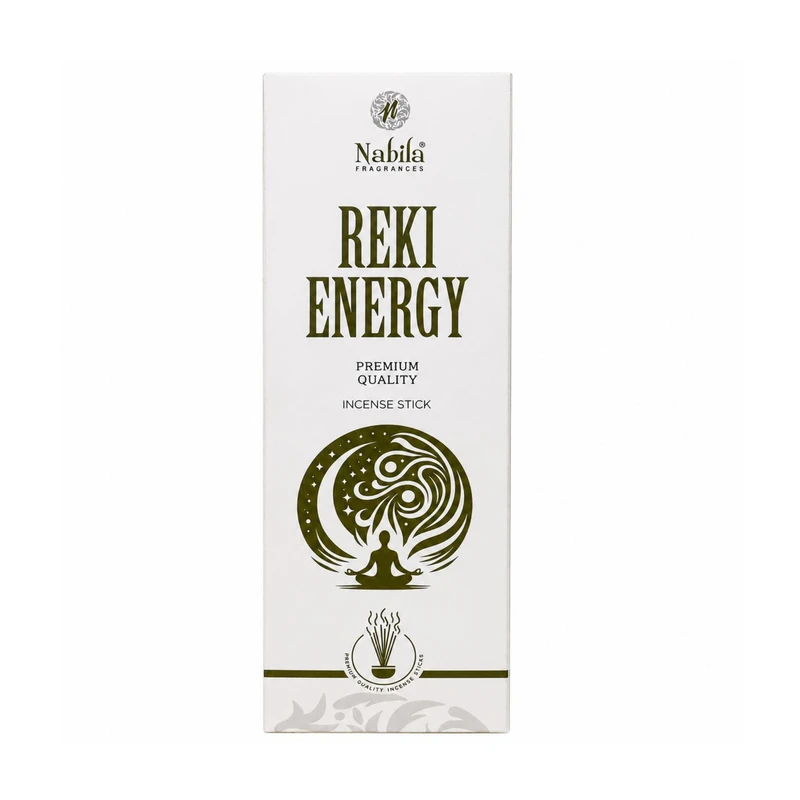 عود دست‌ساز مدل نابیلا ریکی انرژی Reki Energy رایحه ساده بسته 30 عددی