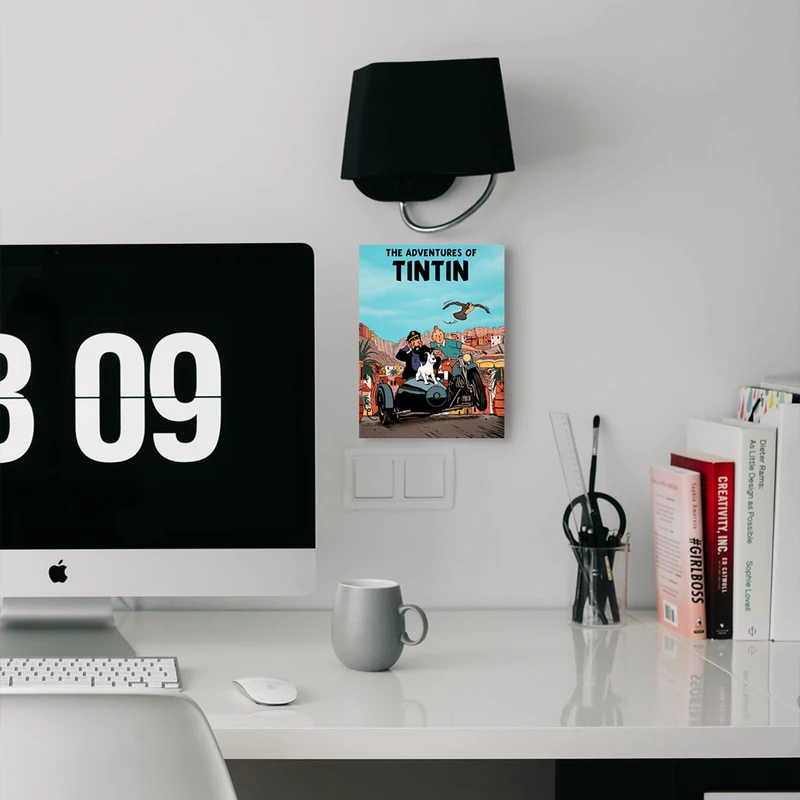 تابلو شاسی لولو مدل سریال تن تن Tin Tin کد B55