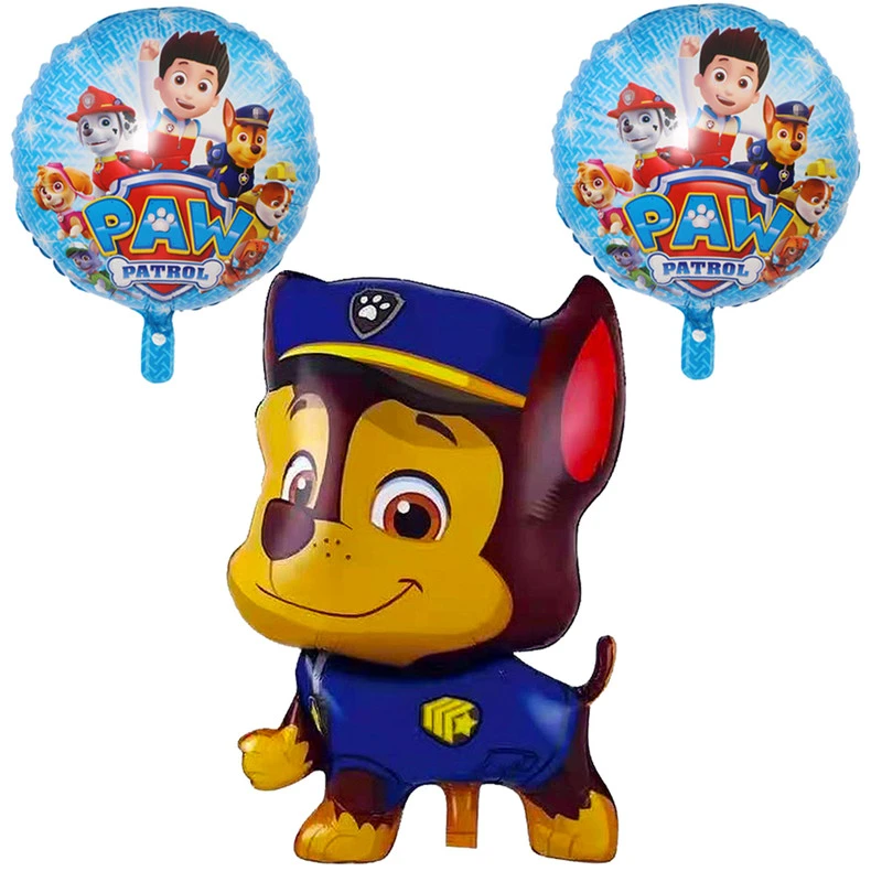 بادکنک فویلی سورتک طرح سگ های نگهبان کد ST0200 بسته 3 عددی