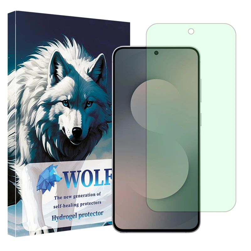 محافظ صفحه نمایش گرین لایت ولف مدل Eye Care مناسب برای گوشی موبایل سامسونگ Galaxy S25 FE