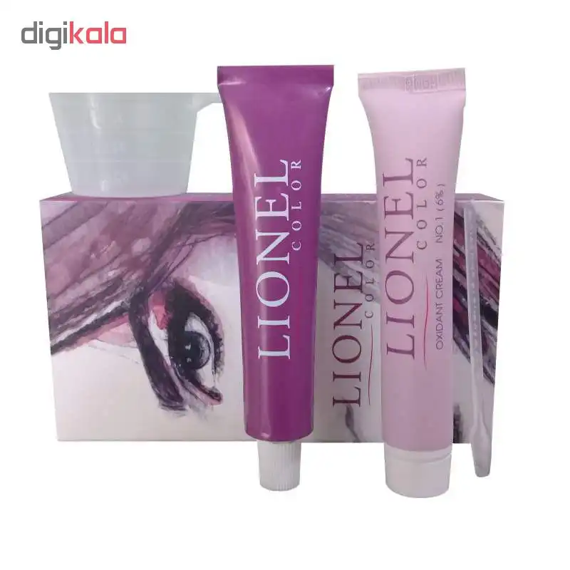 کیت رنگ ابرو لیونل شماره CH 12 حجم 15 میلی لیتر رنگ بلوند