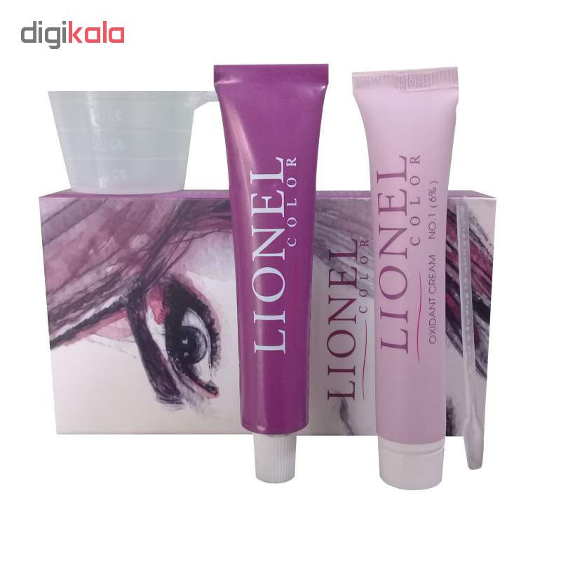 کیت رنگ ابرو لیونل شماره RGB 9 حجم 15 میلی لیتر رنگ بلوند رز گلد