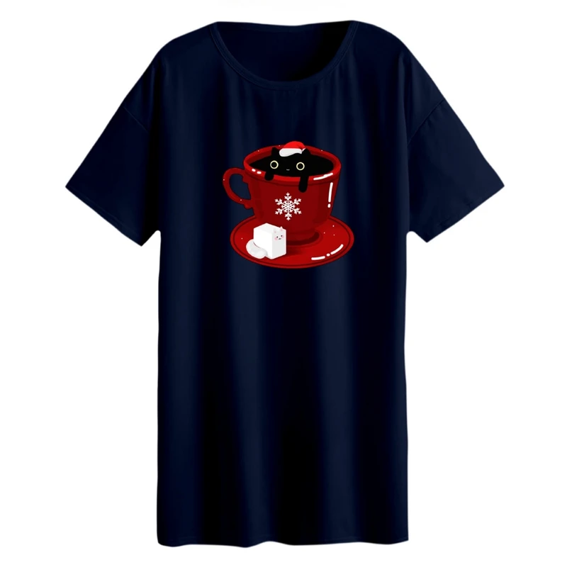 تی شرت لانگ زنانه مدل فنجان