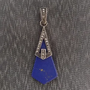 آویز گردنبند نقره زنانه سلین کالا مدل لاجورد ce-new206