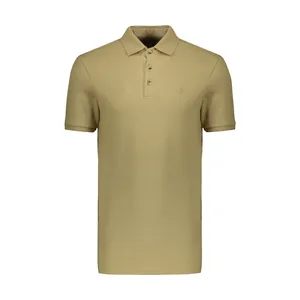 پولوشرت آستین کوتاه مردانه پاتن جامه مدل 131621010011116 رنگ کرم