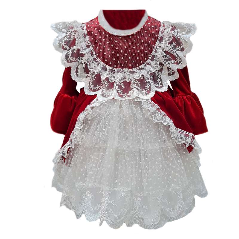 پیراهن دخترانه مدل یلدا کد 1047