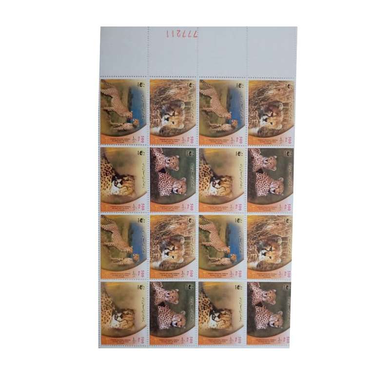 تمبر یادگاری مدل گونه های در حال انقراض 3 مجموعه 12 عددی