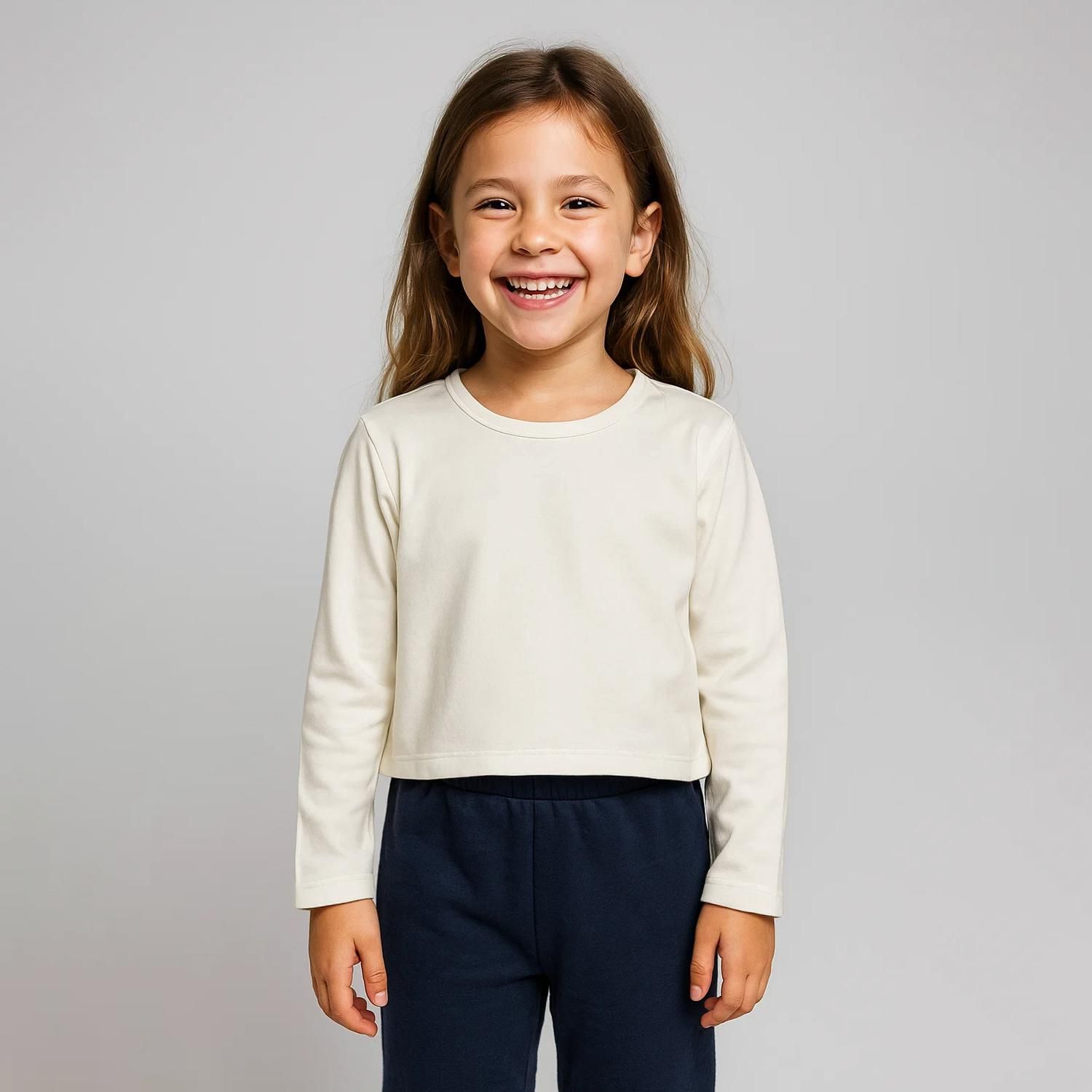 تی شرت آستین بلند دخترانه فیورلا مدل 44529 - - 1