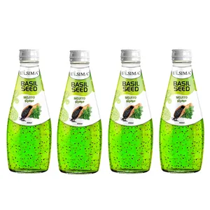 نوشیدنی تخم شربتی با طعم موهیتو السیما - 300 میلی لیتر بسته 4 عددی