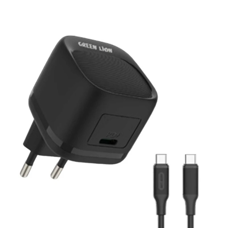 شارژر دیواری 20 وات گرین لاین مدل pd همراه کابل USB-C