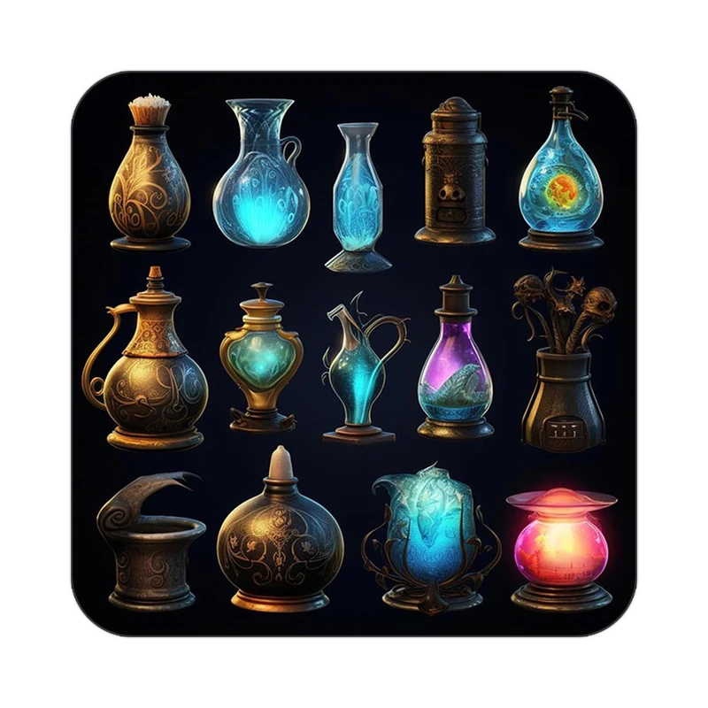 زیر لیوانی کاکتی طرح هری پاتر Harry Potter مدل mp44485