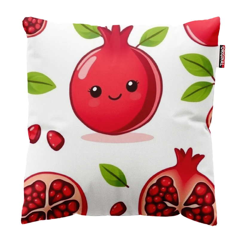  کوسن پاد آفرین طرح انار یلدا کد 3962 سایز 30*30 سانتی متر