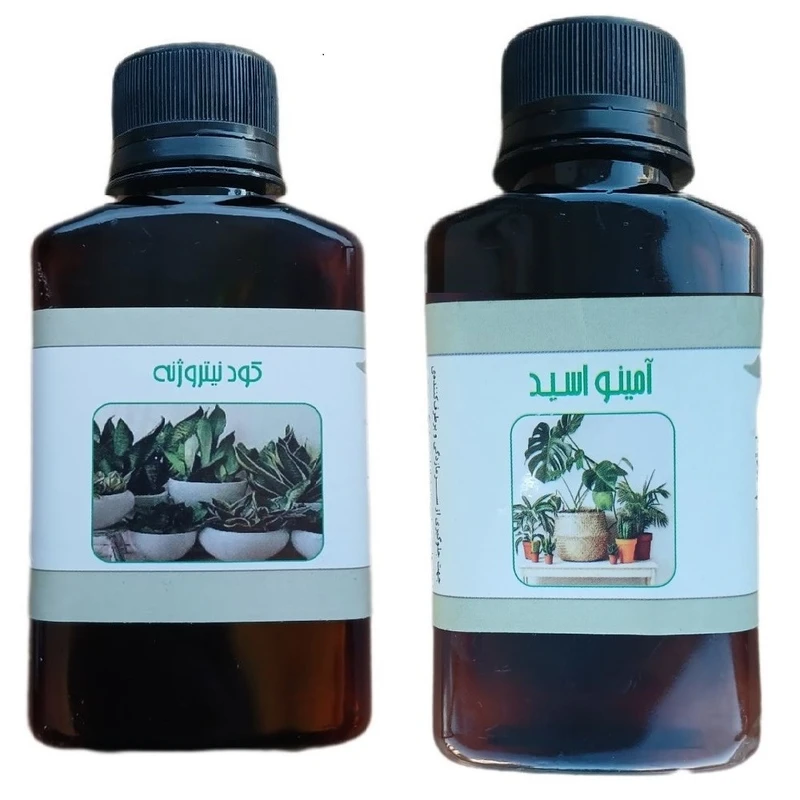 کود مایع نیتروژنه و امینو اسید مدل life - D حجم 110 میلی لیتر بسته 2 عددی