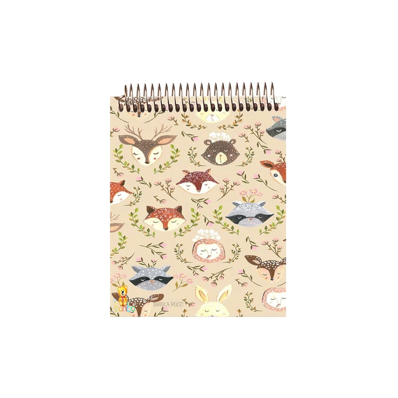 دفتر نقاشی 50 برگ بانیبو مدل حیوانات کد 363