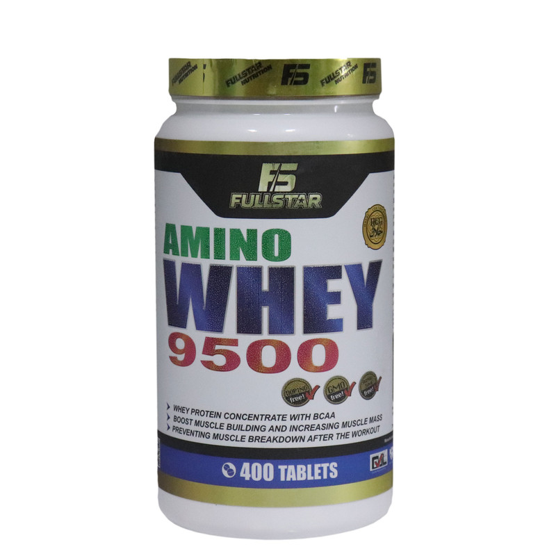 کپسول آمینو وی 9500 فول استار بسته 400 عددی کپسول آمینو وی 9500 فول استار بسته 400 عددی