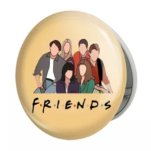 آینه جیبی خندالو طرح سریال فرندز  Friends مدل تاشو کد 3915 