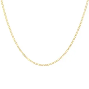 زنجیر طلا کم اجرت 18 عیار زنانه با طرح کارتیه طلای مستجابی مدل Z40