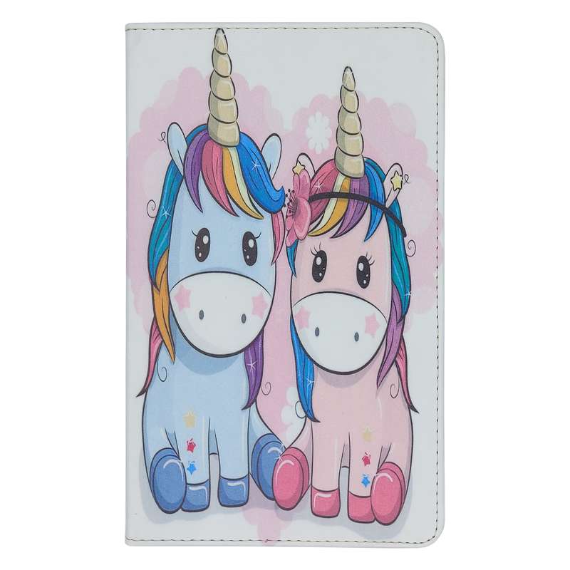 کیف کلاسوری مدل یونی کورن - 05 مناسب برای تبلت سامسونگ Galaxy Tab A7 Lite / T225