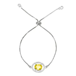 دستبند نقره زنانه کد AV174B-S10 C3