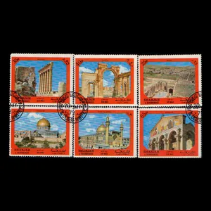 تمبر یادگاری مدل خارجی مجموعه 6 عددی 