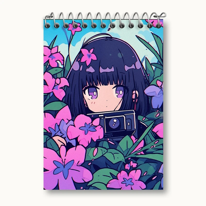 دفتر یادداشت 50 برگ خندالو مدل دخترانه کد N1599