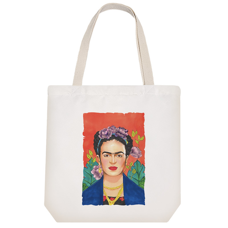 ساک خرید پارچه ای خندالو طرح فریدا مدل توت بگ کد 353