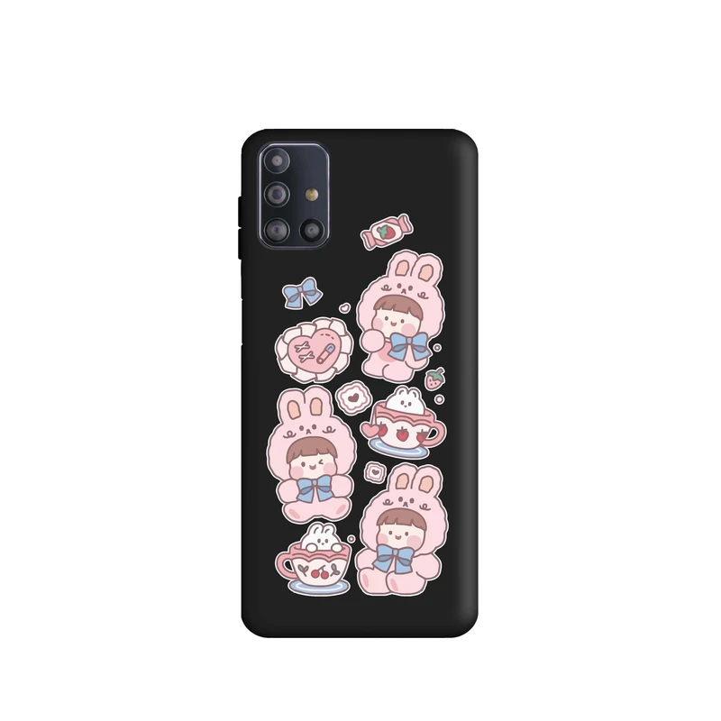 کاور طرح دختر کیوت کد m2465 مناسب برای گوشی موبایل سامسونگ Galaxy M31s