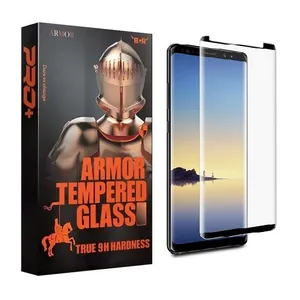 محافظ صفحه نمایش دور چسب آرمور مدل Short 3D مناسب برای گوشی موبایل سامسونگ Galaxy Note 8