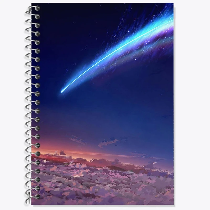 دفتر لغت 50 برگ خندالو مدل انیمه یورنیم Your Name کد 16298