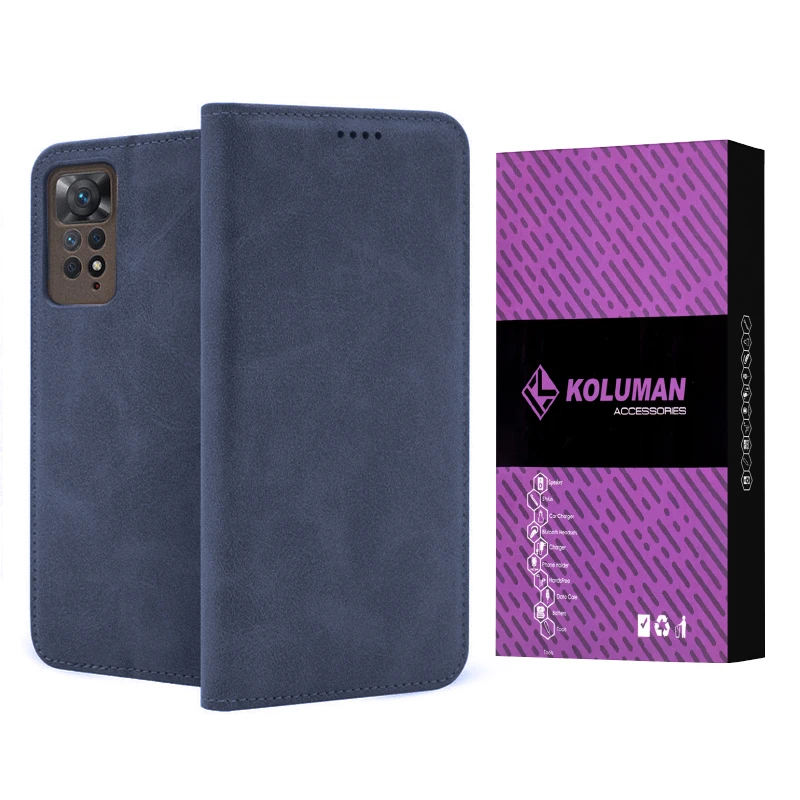 کیف کلاسوری کلومن مدل Elino مناسب برای گوشی موبایل شیائومی Redmi Note 12 Pro 4G / Note 11 Pro 4G / 5G 