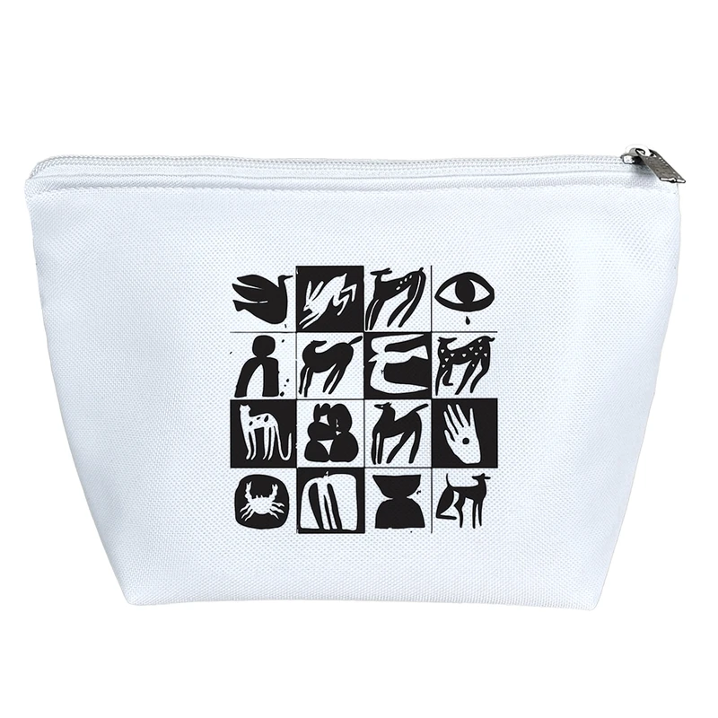 کیف لوازم آرایش دخترانه خندالو مدل نقوش قدیمی کد 8566