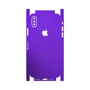 MAHOOT Purple-Fiber-FullSkin Cover Sticker for Apple iPhone Xs