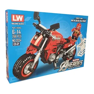 ساختنی ال دبلیو مدل Spiderman Red Motor کد 2034
