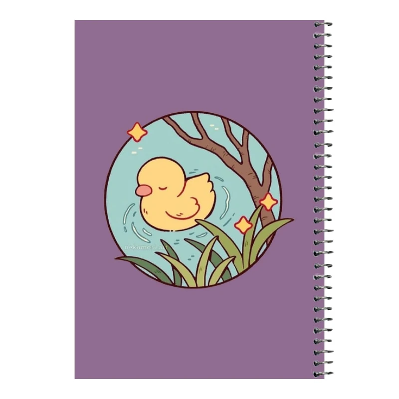 دفتر مشق 80 برگ اس جی مدل جوجه اردک     