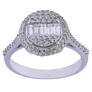 انگشتر طلا 18 عیار زنانه مدل FL 01092