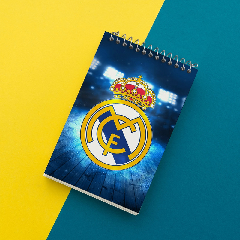 دفتر یادداشت 50 برگ خندالو مدل باشگاه رئال مادرید کد 26356