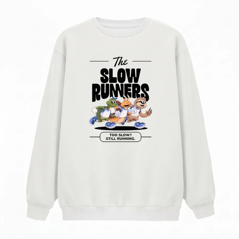 سویشرت زنانه مدل دونده آرام 