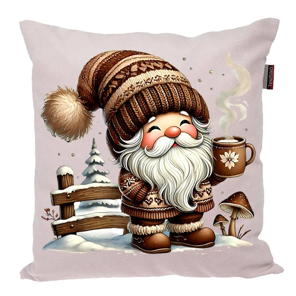 کوسن پاد آفرین مدل زمستان طرح عروسکی کریسمس کد PK40307