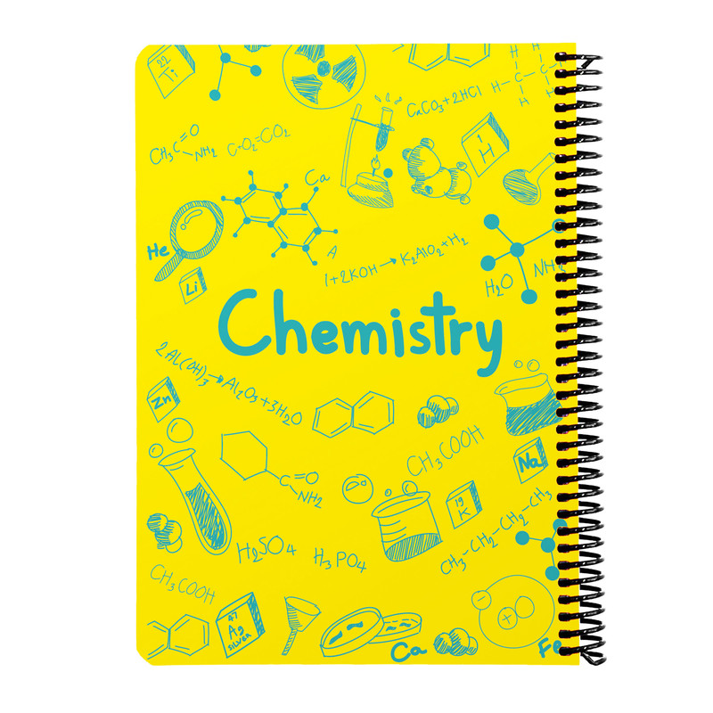 دفتر مشق 100 برگ دات نوت طرح فرمول مدل شیمی کد B05