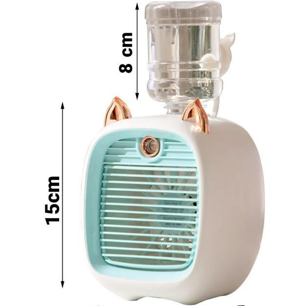 پنکه رومیزی مدل FC-6602 طرح روباه کوچک ظرفیت 1200 میلی آمپر ساعت