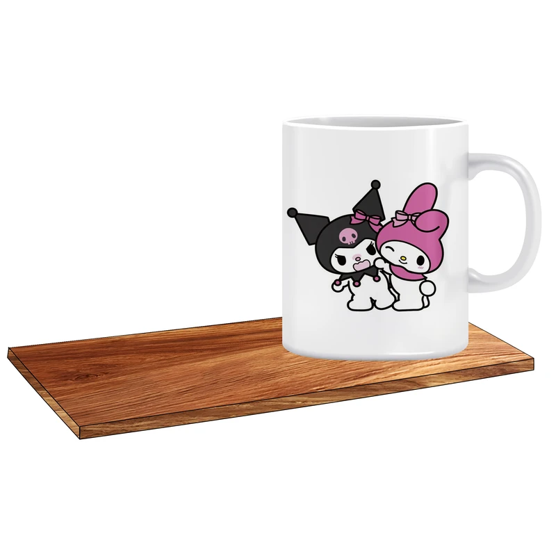 ماگ ال ایکس پی طرح خاص ملودی و کرومی کد 396 به همراه زیر لیوانی